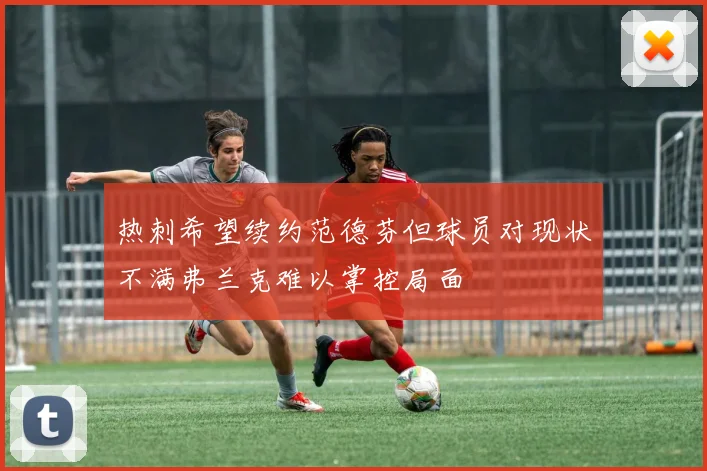 热刺希望续约范德芬但球员对现状不满弗兰克难以掌控局面